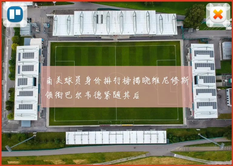 南美球员身价排行榜揭晓维尼修斯领衔巴尔韦德紧随其后